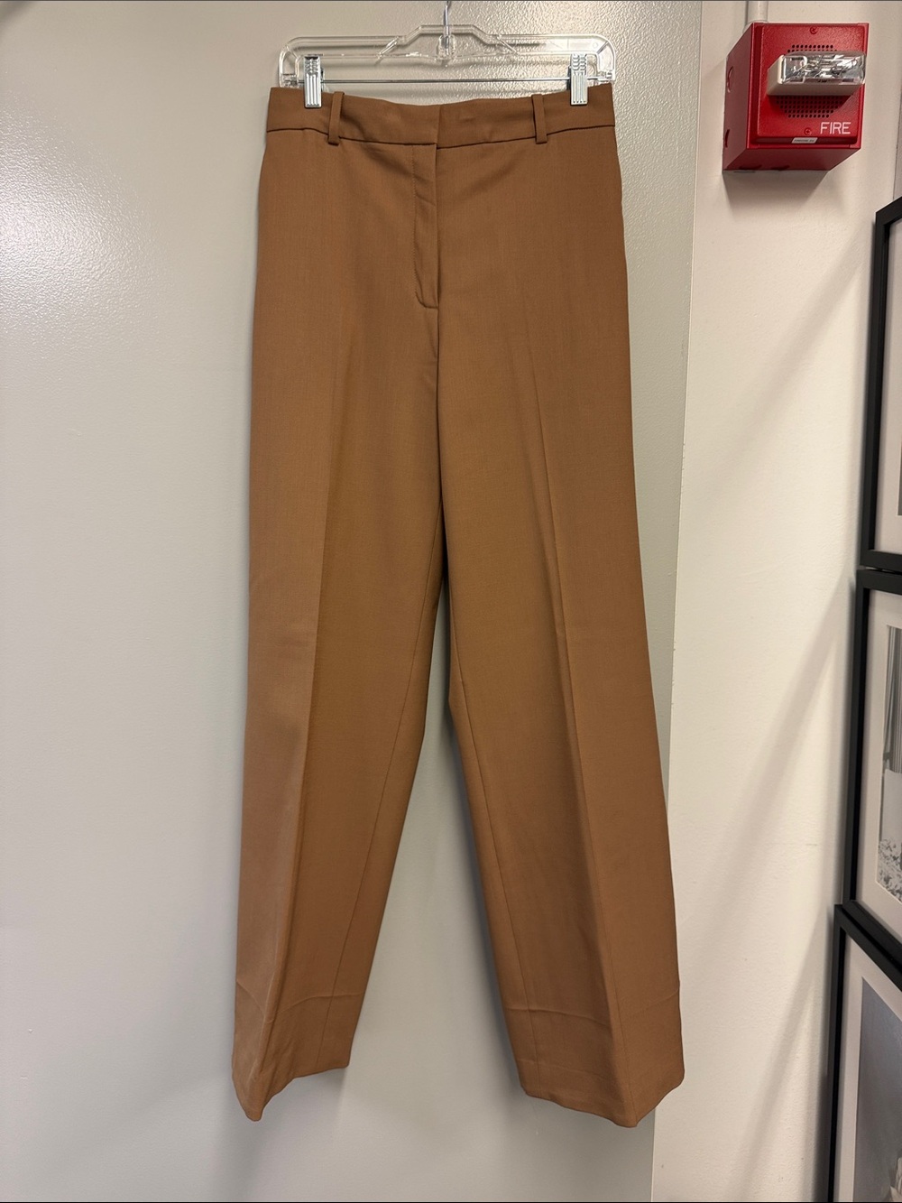 Babaton Wide-Leg Trousers in Camel Brown